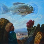 Traumfisch, 90x100 c 