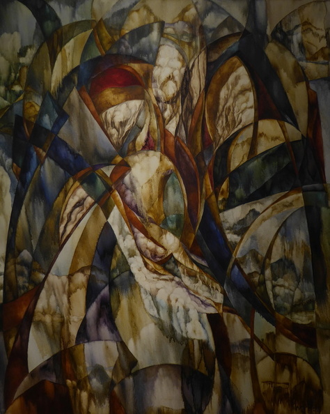 MJ - Hl Franziskus und Papst, 150x120 cm, 1998.jpg