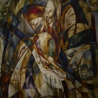 MJ - Hl Franziskus und Papst, 150x120 cm, 1998