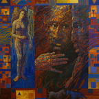 Susanna und die alten Männer, 100x90 cm