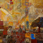 Wiener Spaziergang 170x140 cm