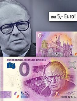 null Euro Kreisky Werbung 250